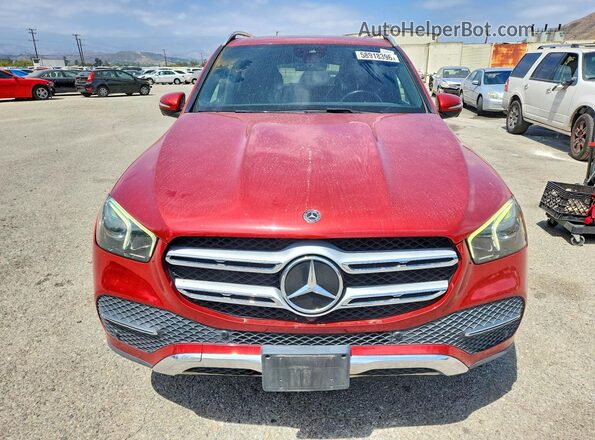 4JGFB4KBXLA072246 2020 MERCEDES-BENZ GLE Red Դիմացի տեսք