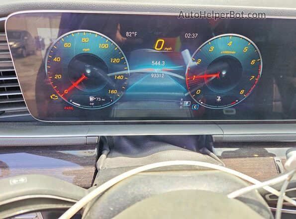 4JGFB4KBXLA072246 2020 MERCEDES-BENZ GLE Red Սարքավորումների վահանակի տեսք