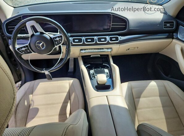 4JGFB4KBXLA088513 2020 MERCEDES-BENZ GLE Бежевый Вид панели приборов