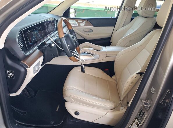 4JGFB4KBXMA317984 2021 MERCEDES-BENZ GLE Gold Front interior view