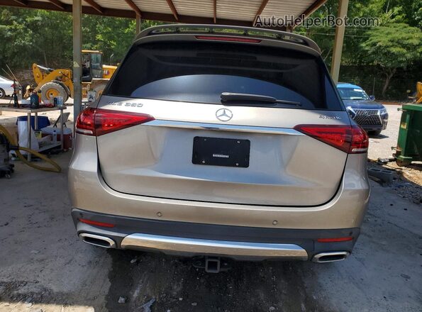 4JGFB4KBXMA317984 2021 MERCEDES-BENZ GLE Gold Rear view