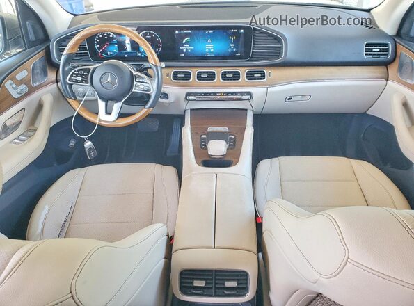 4JGFB4KBXMA317984 2021 MERCEDES-BENZ GLE Gold Dashboard view