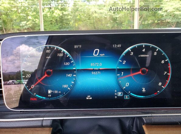 4JGFB4KBXMA317984 2021 MERCEDES-BENZ GLE Gold Instrument cluster view