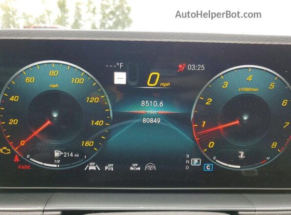 4JGFB4KE1LA012611 2020 MERCEDES-BENZ GLE Белый Вид щитка приборов