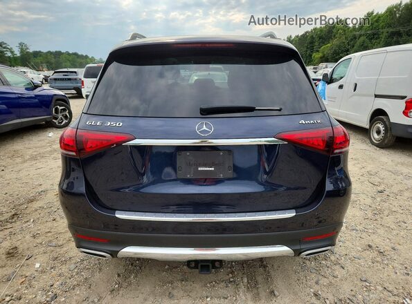 4JGFB4KE3MA491387 2021 MERCEDES-BENZ GLE Blue Widok z tyłu