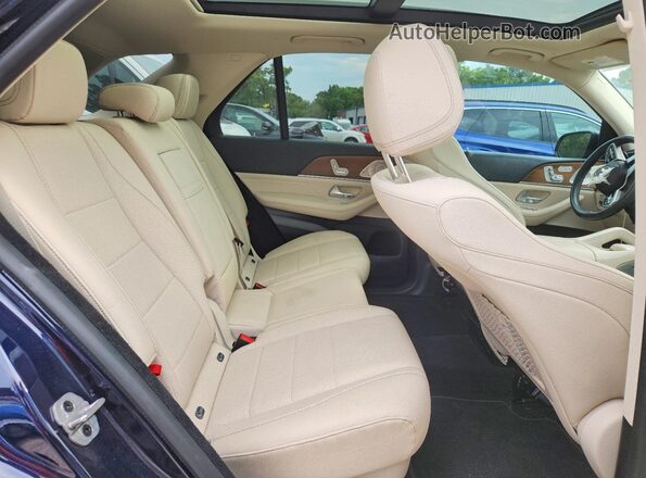4JGFB4KE3MA491387 2021 MERCEDES-BENZ GLE Blue Widok wnętrza z tyłu