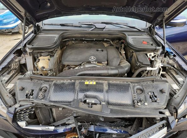 4JGFB4KE3MA491387 2021 MERCEDES-BENZ GLE Blue Widok komory silnika