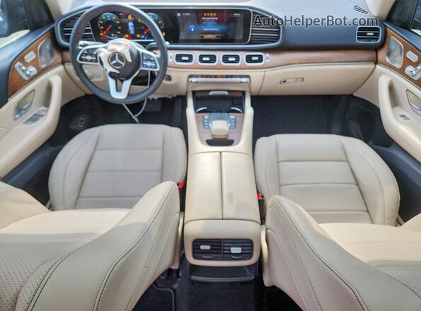 4JGFB4KE3MA491387 2021 MERCEDES-BENZ GLE Blue Widok deski rozdzielczej