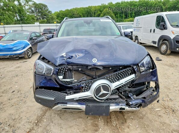 4JGFB4KE3MA491387 2021 MERCEDES-BENZ GLE Blue Widok z przodu