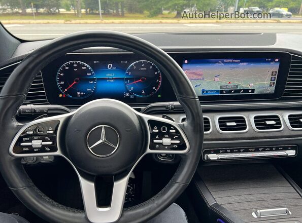 4JGFB4KE8LA189608 2020 MERCEDES-BENZ GLE Черный Вид салона спереди