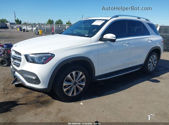 4JGFB4KE9MA548496 2021 MERCEDES-BENZ GLE 350 Белый Передняя левая четверть