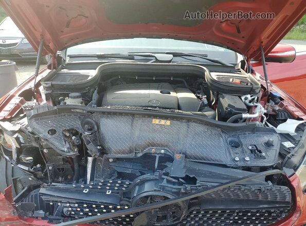 4JGFB4KEXLA068045 2020 MERCEDES-BENZ GLE Red Widok komory silnika