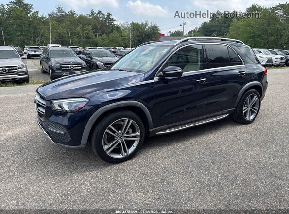 4JGFB4KEXMA497154 2021 MERCEDES-BENZ GLE 350 Blue Առջևի ձախ երեք քառորդ տեսարան