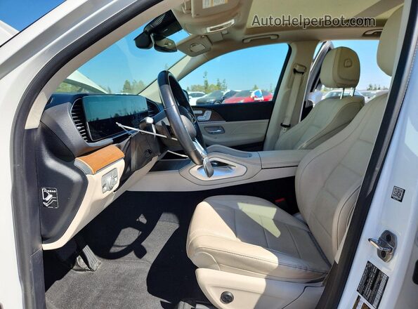 4JGFB4KEXNA651279 2022 MERCEDES-BENZ GLE White Вид салону спереду