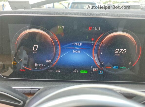 4JGFB5KB1NA821508 2022 MERCEDES-BENZ GLE Белый Вид щитка приборов