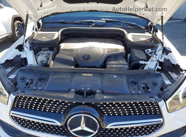 4JGFB5KB3MA545721 2021 MERCEDES-BENZ GLE White Engine compartment view