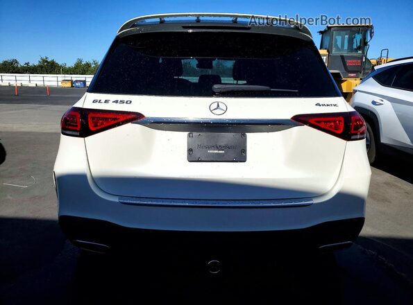 4JGFB5KB3MA545721 2021 MERCEDES-BENZ GLE White Rear view