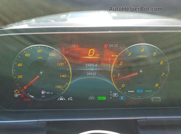 4JGFB5KB3PA840726 2023 MERCEDES-BENZ GLE Black Սարքավորումների վահանակի տեսք