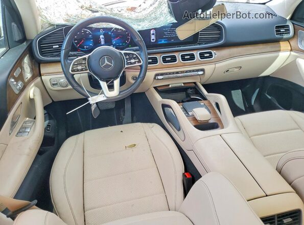 4JGFB5KB4NA758145 2022 MERCEDES-BENZ GLE Gold Вид панелі приладів