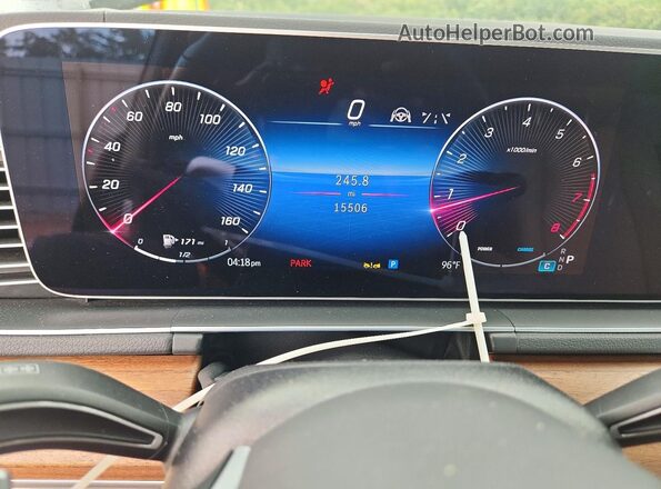 4JGFB5KB4RB129288 2024 MERCEDES-BENZ GLE Green ხელსაწყოთა პანელის ხედი