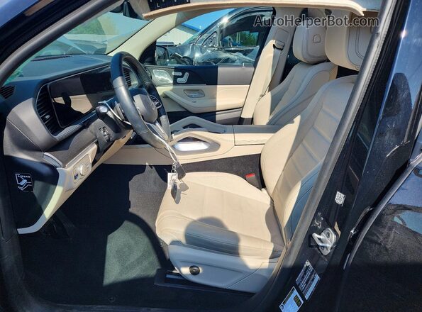 4JGFB5KB6NA707486 2022 MERCEDES-BENZ GLE Black Widok wnętrza z przodu