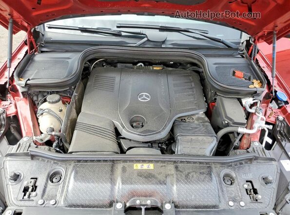 4JGFB5KB6RB103517 2024 MERCEDES-BENZ GLE Burgundy ძრავის განყოფილების ხედი