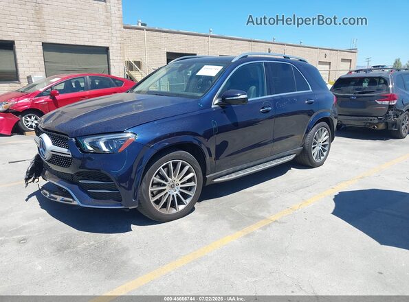 4JGFB5KB8LA029109 2020 MERCEDES-BENZ GLE 450 Синий Передняя левая четверть