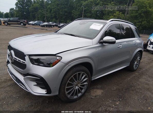 4JGFB5KB8RB150709 2024 MERCEDES-BENZ GLE 450 Silver წინა მარცხენა ხედი სამი მეოთხედიდან