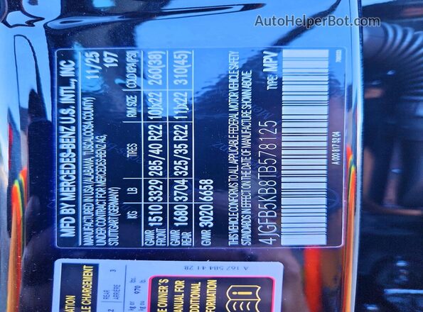 4JGFB5KB8TB578125 2026 MERCEDES-BENZ GLE Black Widok wnętrza 360 stopni