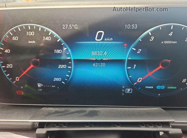 4JGFB5KBXMA431442 2021 MERCEDES-BENZ GLE Blue ხელსაწყოთა პანელის ხედი