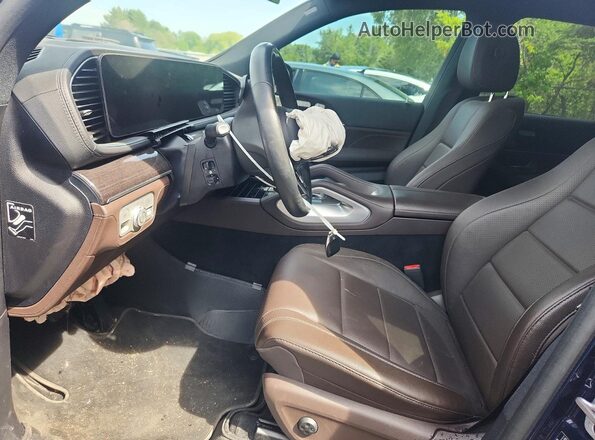4JGFB5KBXMA431442 2021 MERCEDES-BENZ GLE Blue წინა სალონის ხედი