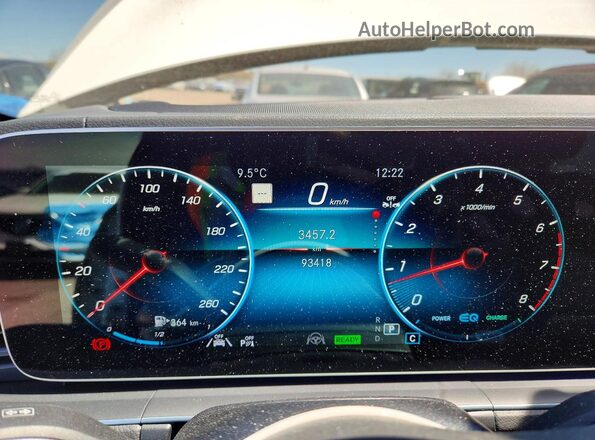 4JGFB5KE2NA643263 2022 MERCEDES-BENZ GLE White Vista del cuadro de instrumentos