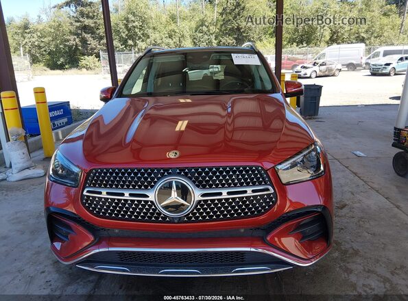 4JGFB5KE2RB133298 2024 MERCEDES-BENZ GLE 450 Burgundy Rear interior view