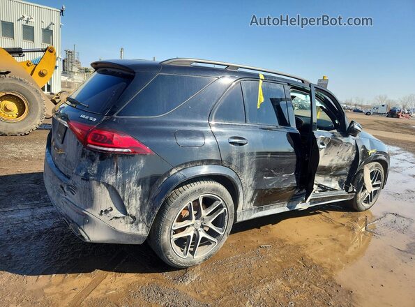 4JGFB6BB7MA438810 2021 MERCEDES-BENZ GLE Черный Задняя правая четверть