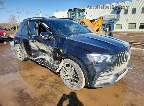 4JGFB6BB7MA438810 2021 MERCEDES-BENZ GLE Черный Передняя правая четверть
