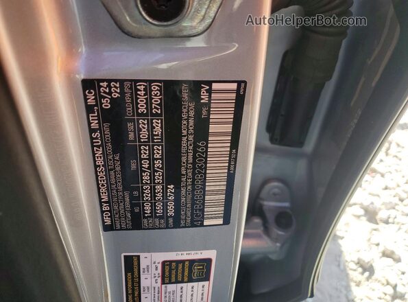 4JGFB6BB9RB230266 2024 MERCEDES-BENZ GLE Silver Vista interior de 360 grados
