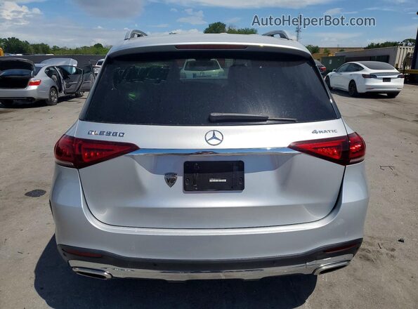 4JGFB8GB0MA441925 2021 MERCEDES-BENZ GLE Silver Rear view