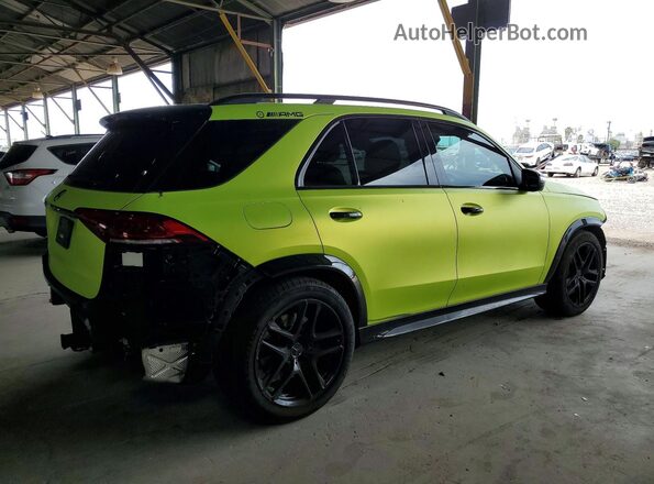 4JGFB8KB0MA234572 2021 MERCEDES-BENZ GLE Green Задня права чверть