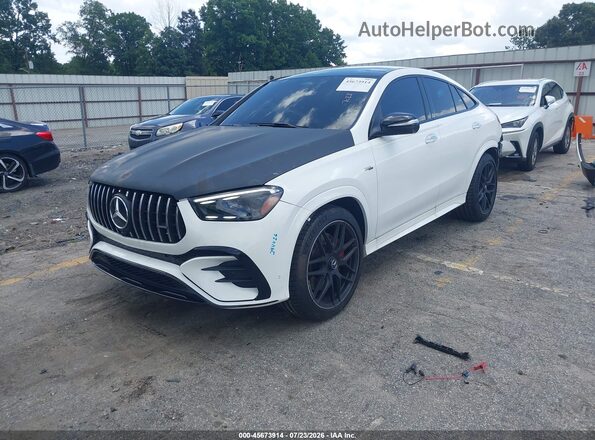 4JGFD6BB0SB373705 2025 MERCEDES-BENZ AMG GLE 53 COUPE White წინა მარცხენა ხედი სამი მეოთხედიდან