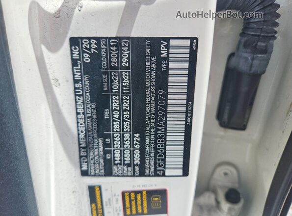 4JGFD6BB3MA297079 2021 MERCEDES-BENZ GLE White სალონის 360-გრადუსიანი ხედი