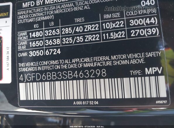 4JGFD6BB3SB463298 2025 MERCEDES-BENZ AMG GLE 53 COUPE Black Engine compartment view