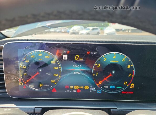4JGFD6BB6MA199342 2021 MERCEDES-BENZ GLE Black Вид щитка приладів