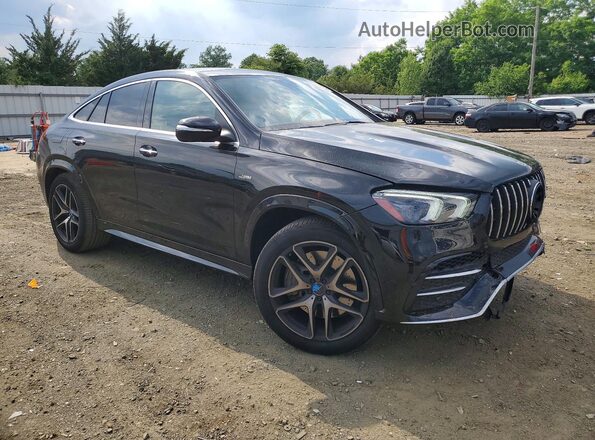 4JGFD6BB6MA539086 2021 MERCEDES-BENZ GLE Черный Передняя правая четверть