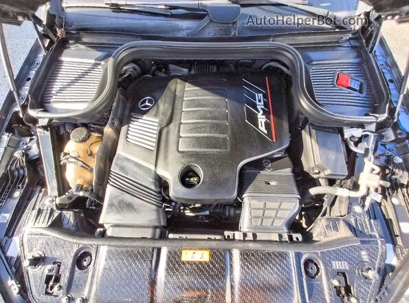 4JGFD6BB8MA403798 2021 MERCEDES-BENZ GLE Black Widok komory silnika