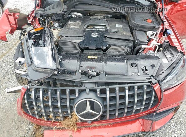 4JGFD8KB5RB133748 2024 MERCEDES-BENZ GLE Red Widok komory silnika