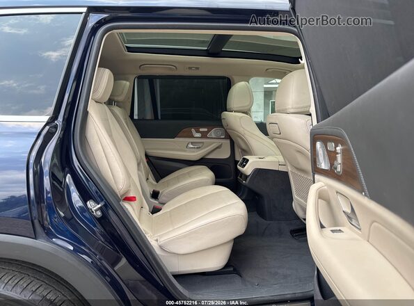 4JGFF5KE1LA104408 2020 MERCEDES-BENZ GLS Blue VIN sticker view