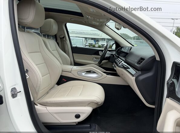 4JGFF5KE2LA208874 2020 MERCEDES-BENZ GLS 450 White Widok wnętrza z przodu