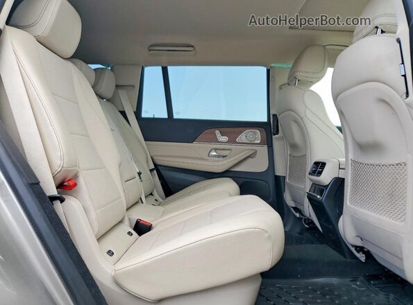 4JGFF5KE2MA461131 2021 MERCEDES-BENZ GLS Silver Widok wnętrza z tyłu