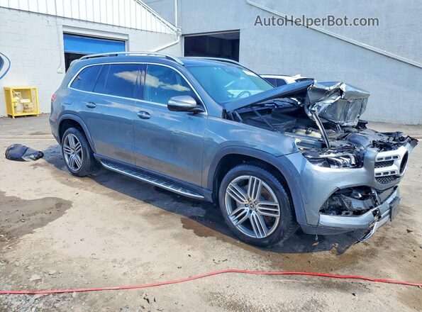4JGFF5KE3MA378730 2021 MERCEDES-BENZ GLS Gray წინა მარჯვენა