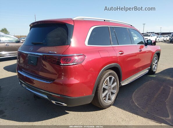 4JGFF5KE4LA227085 2020 MERCEDES-BENZ GLS 450 Red უკანა მარჯვენა